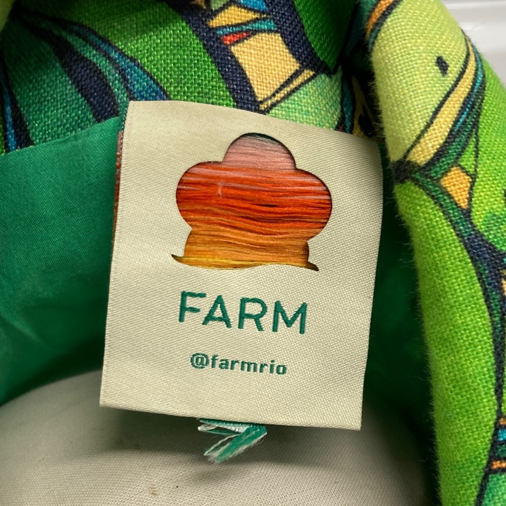 Farm Rio banana linen jacket M - Picture 3 of 4